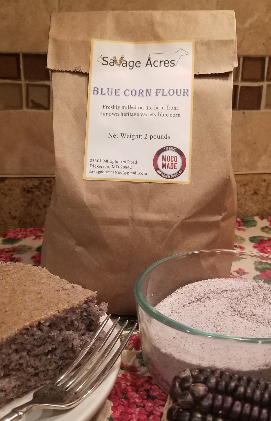 Corn Flour, Blue (2 lbs.)